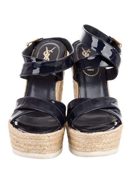 yves saint laurent wedge shoes.